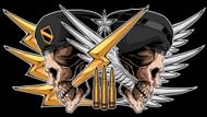 The Intimidating Service sticker from the Dogs of War bundle (Image via Activision)